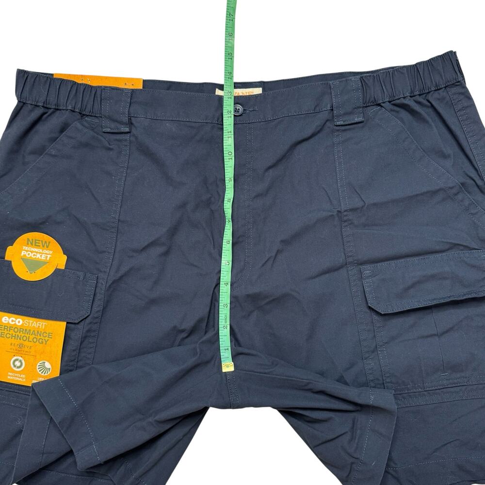 SAVANE *NEW* Hiking Shorts in Navy Blue Size 44 Mens Cotton Blend Cargo Pockets - Picture 7 of 8